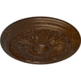 thumbnail image 3 of Ekena Millwork 16 7/8"OD x 5/8"P Vienna Ceiling Medallion (Fits Canopies up to 3 1/4"), Hand-Painted Root Beer Crackle, 3 of 6