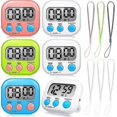 thumbnail image 1 of 6 Pack Small Digital Kitchen Timer Classroom Timers for Kids, Kitchen Timer for, 1 of 5