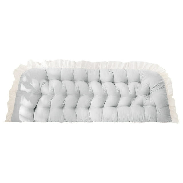 Long Rectangular Headboard Pillow Backrest Support Cushion For Bed Sofa And Floor Soft Bolster Pillow Comfortable Reading Daybed Decorative Home 0x50cm Satin Pillowcase with Zipper Closure Real Silk
