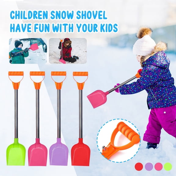 Beach Toys Sand Shovels 47cm Stainless Steel Handle Sand Toys Weather Resistant Durable Material Outdoor Sand Snow Digging Toys