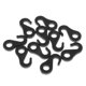 thumbnail image 3 of 2x 10 piezas de plástico de choque de cuerda de alambre de gancho Karabiner cordón elástico hebilla de extremo de cuerda tienda de Camping Zulema Gancho de sujeción de carpas, 3 of 8