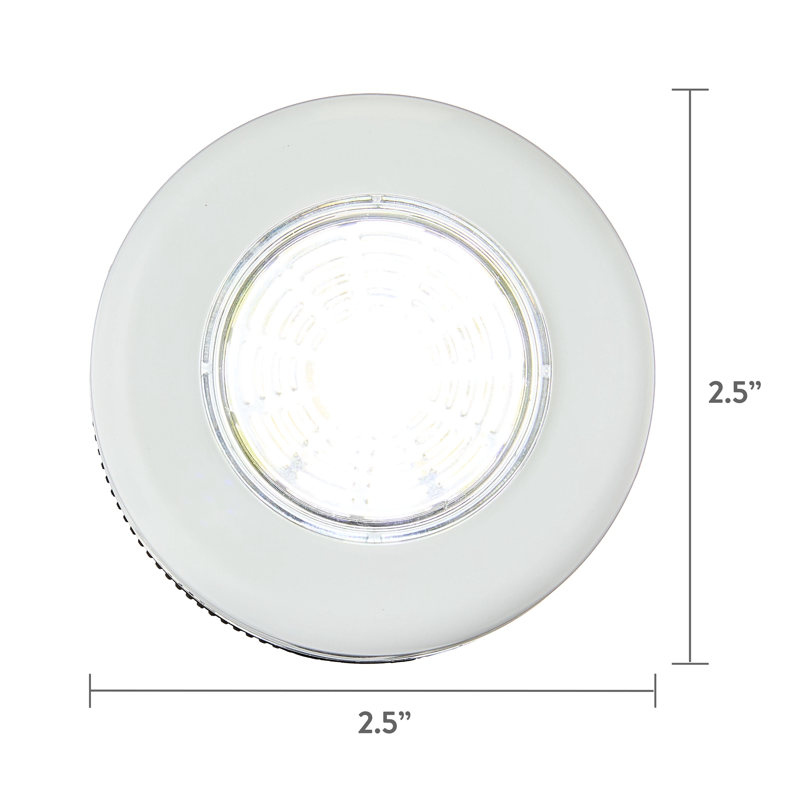 Great Value Wireless LED Puck Lights with Wall Switch, 2 Pack