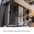 thumbnail image 4 of Car Truck Bed Panel Aluminum Use with L Rails Cargo Storage Organizer Tools Rack for Sedans SUVs Pickups Trucks RVs Trailers, 4 of 7