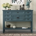 thumbnail image 2 of Fulvari 44.5" Modern Console Table Buffet Sideboard With 7 Drawers 2 Doors Shelf for Living Room Hallway Entryway (44.5''Wx14.2''Dx33.7''H), 2 of 7