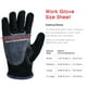 thumbnail image 5 of Guantes de trabajo YESWELDER de piel para hombre o mujer negro-gris M, 5 of 8