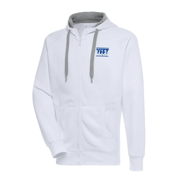 Men's Antigua White Jey Uso Victory Full-Zip Hoodie