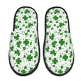thumbnail image 1 of Balery St Patrick's Day4 Pantuflas de Casa de Felpa Silenciosas con Diseño Estampado, Zapatillas Cómodas Antideslizantes de Algodón para Interior-Large, 1 of 8