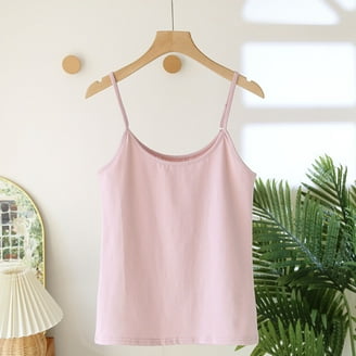 UoCefik No Bra Tank Tops for Women Cotton Adjustable Spaghetti