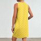 thumbnail image 4 of Vestido de Verano para Mujeres, Vestido de Cuello Redondo sin Mangas de Bolsillo de Impresión de Moda Casual Hecha de 95% Poliéster 5% Spandex para Primavera Verano, Vestido Sexy para Mujeres, 4 of 6
