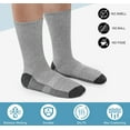 thumbnail image 4 of Smilooen 15 Pairs Athletic Socks Breathable Crew Moisture Wicking Sport Running Socks for Men Size 6-12, 4 of 6