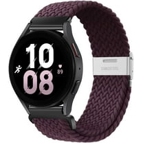 20mm Sport Loop Band Compatible with Samsung Galaxy Watch 7 6 5 4 Band 40mm 44mm/Watch 5 Pro 45mm/Galaxy Watch 4 6 Classic Band 42mm 46mm 43mm 47mm/Watch 3 41mm/Active 2 Nylon Braided Strap Women Men