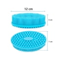 thumbnail image 4 of Cepillo corporal para cepillado húmedo y seco, cepillo de baño de silicona para una exfoliación suave en una piel más suave y brillante, masaje suave con baño y cepillo corporal para mejorar la, 4 of 8
