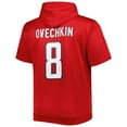 thumbnail image 3 of Men's Fanatics Alexander Ovechkin Red Washington Capitals Big & Tall Captain Patch Name & Number Pullover Hoodie, 3 of 4
