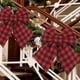 thumbnail image 5 of Christmas Tree Bow Decoration, Large Checkered Plaid Ribbon Pendant for Holiday Party Wedding Gift Wrapping, Festive Xmas Home Decor, Window Mantel Fireplace Ornament, Seasonal Celebration, 5 of 7