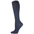 thumbnail image 1 of Girls School Uniform Knee High Bamboo Ribbed Socks 2 Pair Pack, 1 of 2