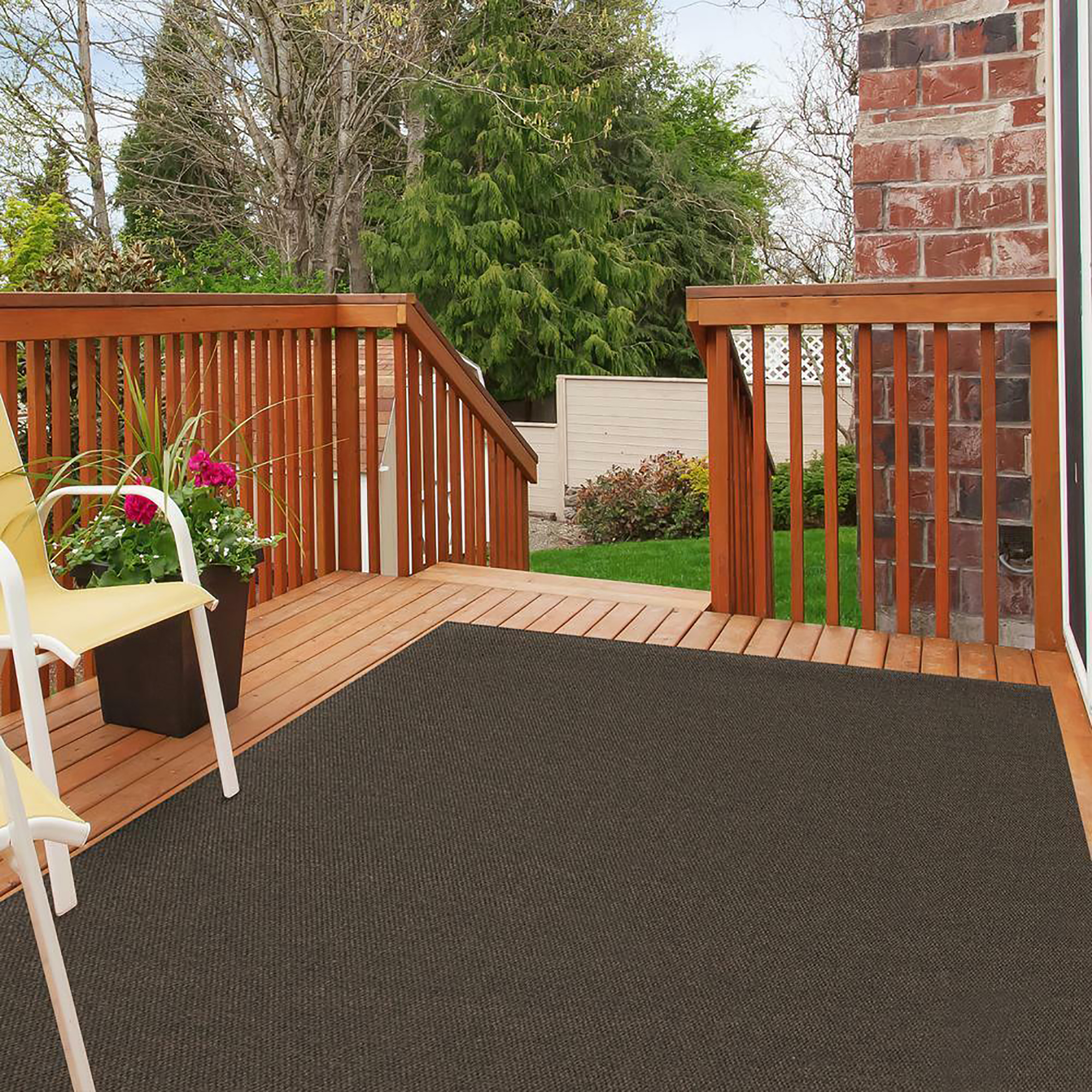 YouLoveIt Casual Area Rug 6'x8' Indoor/Outdoor Area Rug Modern Accent ...