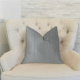 thumbnail image 2 of Plutus Myriad Hexagon Blue & Beige Luxury Throw Pillow - 20 x 26 in. Standard, 2 of 3
