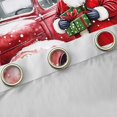 thumbnail image 4 of Manfei Cute Santa Claus Curtains Pack of 2 (42x84 Each),Merry Christmas Curtains Blackout,Red Truck Bedroom Curtains For Girls Kids,Breathable Home Decor, 4 of 6