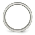 thumbnail image 2 of Chisel Titanium Brushed and Polished 6mm Grooved Band, 2 of 7