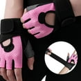 thumbnail image 6 of Slip Resistant Gloves Half Finger Gloves Workout Gloves With Wrist Wrap For Cycling Weight Lifting Bodybuilding Fitness, 6 of 13