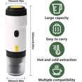 thumbnail image 3 of Portable Coffee Machine, Portable Espresso Coffee Maker for Camping, Non-Sealed, Electric, 3-In-1, Polished Coffee Maker for Home, 3 of 4
