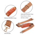 thumbnail image 3 of 2024 Fashion Large PU Folding Suit Storage Bag Women High Capacity Luggage Handbag Travel Sport Outdoor Multi Function Organizer Ivory, 3 of 6