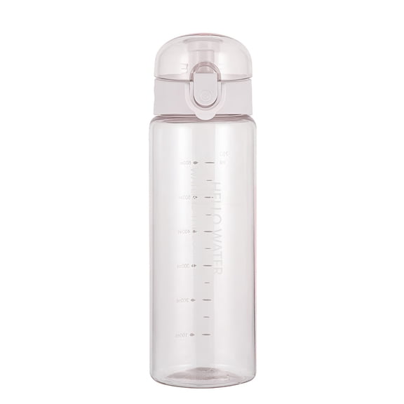ACDANC Glass & Bottle, Gym Travel Frosted Plastic Clear Sports Water Bottle Drinking Cup Leakproof Drinking Bottle