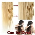 thumbnail image 6 of SEGO Clip in Human Hair Extensions Full Head 100% Real Remy Hair Extensions Silky Straight Blonde Hair, 6 of 6