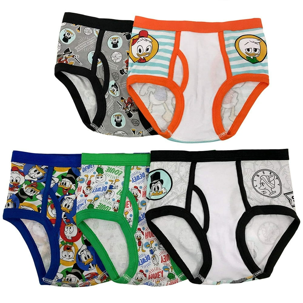 Disney Disney Big Boys' 5Pack Underwear Briefs, Duck Tales, 6