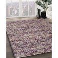thumbnail image 3 of Ahgly Company Machine Washable Indoor Rectangle Contemporary Rosy-Finch Purple Area Rugs, 7' x 9', 3 of 7