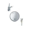 thumbnail image 1 of DROP Bath and Kitchen DR091099 Undermount Bathroom Sink Set, 1 of 5