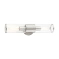 thumbnail image 5 of Livex Lighting Banca 2-Light Metal & Glass ADA Vanity Sconce in Brushed Nickel, 5 of 13