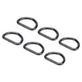thumbnail image 1 of Sewing Metal Rings,100Pcs D Rings Iron Metal Rings D Rings True to Its Promise, 1 of 9