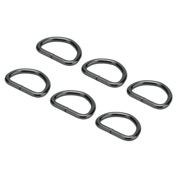 Sewing Metal Rings,100Pcs D Rings Iron Metal Rings D Rings True to Its Promise