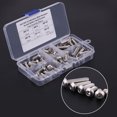 thumbnail image 4 of Gupbes M6 button head screws,60PCS M6 Stainless Steel Hex Socket Button Head Screws Fasteners Accessories with Plastic Box,button head screws, 4 of 7