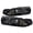 Smoke Lens With Chrome Housing, variant on AKKON - For 91-96 Chevy Impala Caprice Black Replacement 1 Piece LED Headlights/Corner Signal Lamps Left + Right
