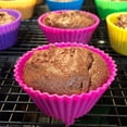 thumbnail image 3 of Cupcake Liners - Reusable Silicone Cupcake Baking Cups - Non-Stick Baking Muffins Mold - Use As Lunch Box Dividers - Set of 12 Kitchen Accessories - Great Gift Idea, 3 of 8