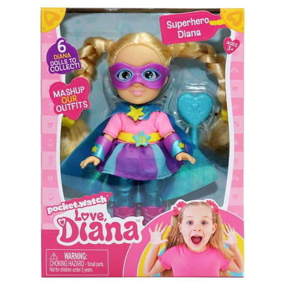 Love, Diana Superhero, 6" Doll