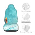 thumbnail image 4 of Wukai Tranquil Ocean Canoe Journey Full Set Car Seat Covers with Soft Padding Universal Auto Front Seats Protector and Cushion Mat, 4 of 5