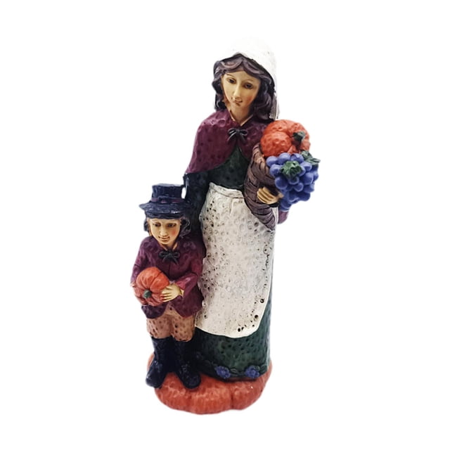 Figura Escultura Figura Decorativa Cosecha de Otoño Decoración Regalo de Acción de Gracias Madre