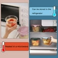 thumbnail image 4 of VanEnjoy 4-Pack 23oz Airtight Round Glass Food Containers with Lids, Meal Prep Containers, Freezer Safe, Minimalist Style, 4 of 7