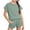 Green, variant on G_irls 2-Piece Outfit Set, Long Sleeve Rib-Knit Top and Flare Leggings, T_oddler to Big G_irl Matching Clothes