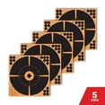thumbnail image 2 of Ez Aim Adhesive Splash Reactive Paper Shooting Targets, 12" Bullseye, 12" x 12", 5-Pack, Black, 2 Pack, 2 of 7