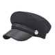thumbnail image 1 of Qarigey MujerCapitánSombrero Gorra con visera Moda Estilo británicoRetro Multicolor Cómodo Sombreros Negro De lana, 1 of 6
