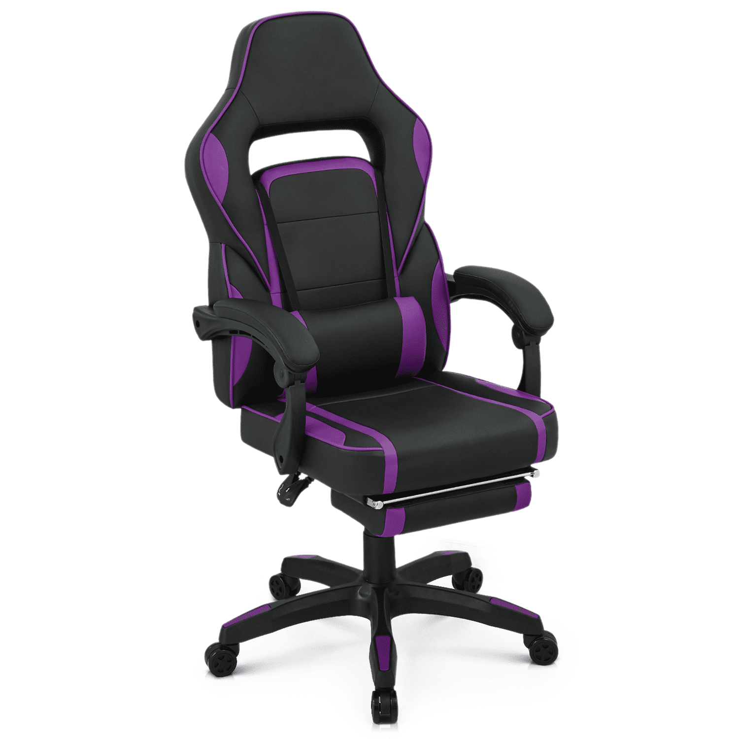 MoNiBloom PC & Racing Game Chair, Ergonomic Swivel High Back Recliner