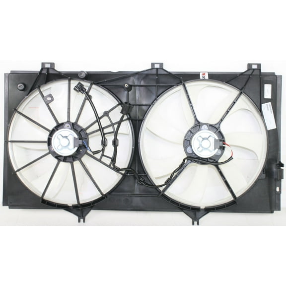 Cooling Fan Assembly Compatible with TOYOTA AVALON 2005-2012/VENZA 2009-2016 Dual 3.5L Engine
