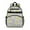 White Daisy Flower, variant on Turquoise Daisy Flower Yellow Centers Pattern Backpack for School,Cute School Bag,Schoolbag with Adjustable Shoulder Straps & Padded Back,15.25"x11.5"x5.25"