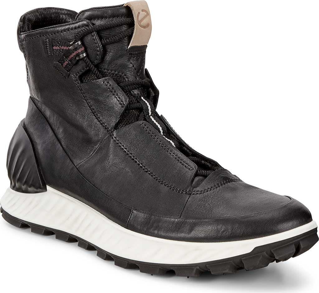 Blive skør bogstaveligt talt Tom Audreath Men's ECCO Exostrike Mid Hiking Boot Black/Black Leather 39 M - Walmart.com