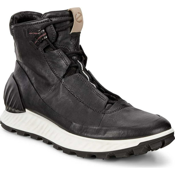 Blive skør bogstaveligt talt Tom Audreath Men's ECCO Exostrike Mid Hiking Boot Black/Black Leather 39 M - Walmart.com