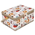 thumbnail image 1 of Sewing Basket, Craft Sewing Tool Needle Thread Basket Fabric Sewing Basket Sewing Basket Organizer Sewing Box For Sewing Supplies Household Storage Box For Handwork Household, 1 of 8